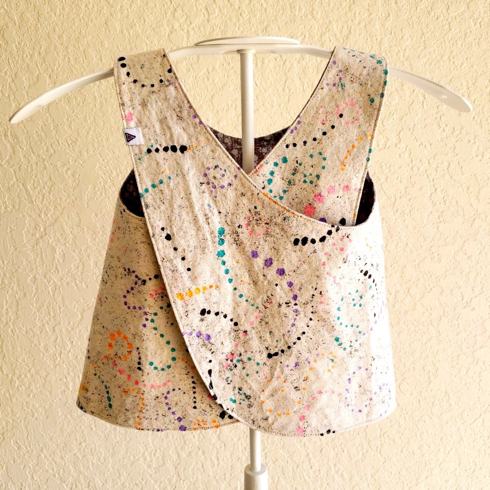 Custom Art Painted 1ofaKind Reversible Girls Shirt - Picture 3 of 5
